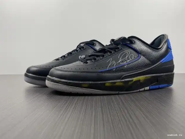 Chep Onekick 2 Black Retro Low Blue Jordan SP DJ4375-004 Off-White 0517